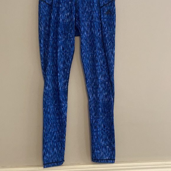 Adidas - blue/black climalite high rise leggings - Picture 5 of 8
